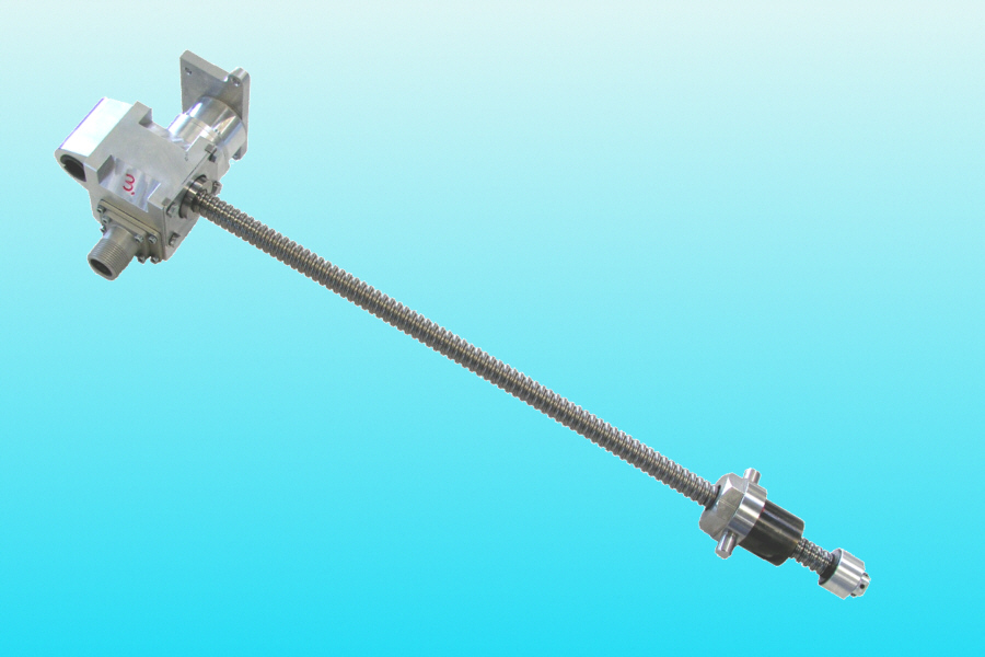 actuator with worm gear and ball screw spindle (Landing Flaps Drive System)