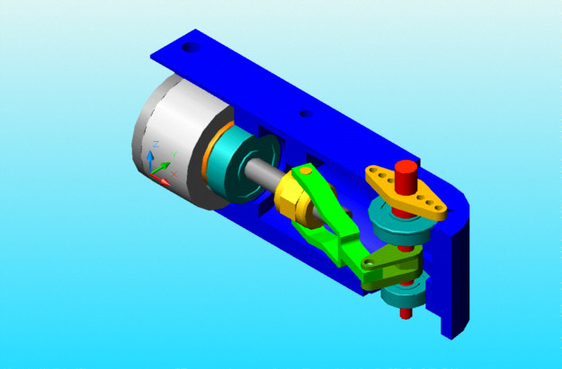 3D view of an actuator